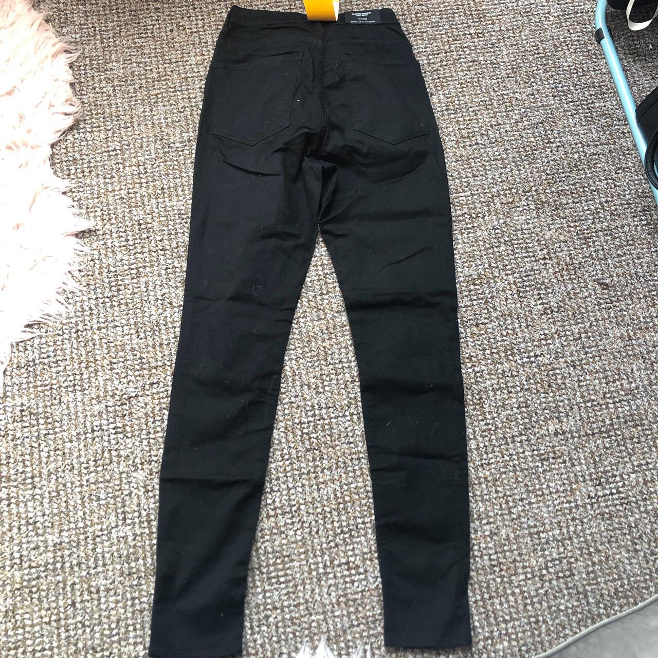 Black high waisted H&M skinny jeans. Never been... - Depop