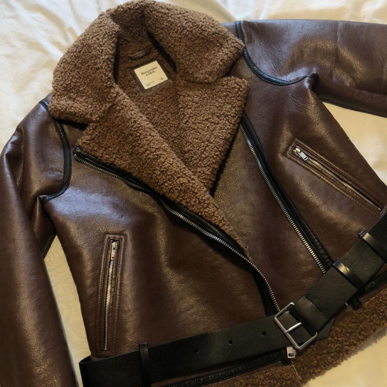Product Image 1 - Abercrombie & Fitch brown Sherpa