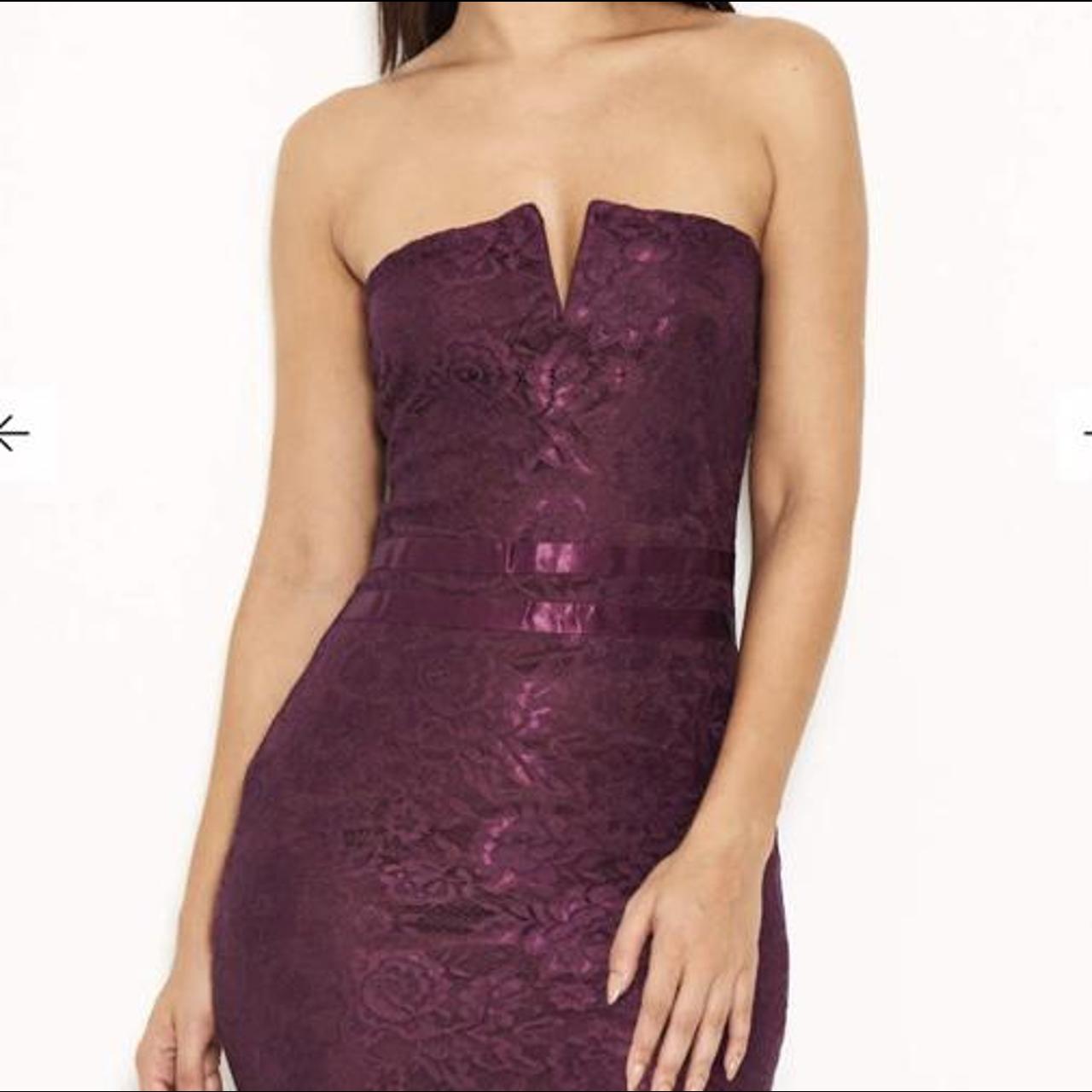 Ax paris plum outlet lace dress