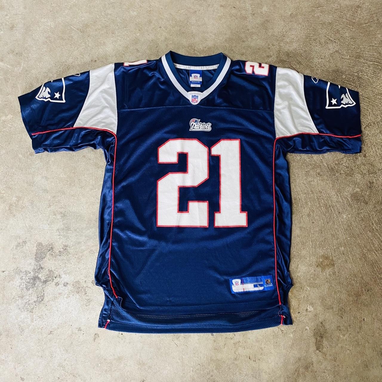 Navy New England Patriots Reebok Jersey Player: - Depop