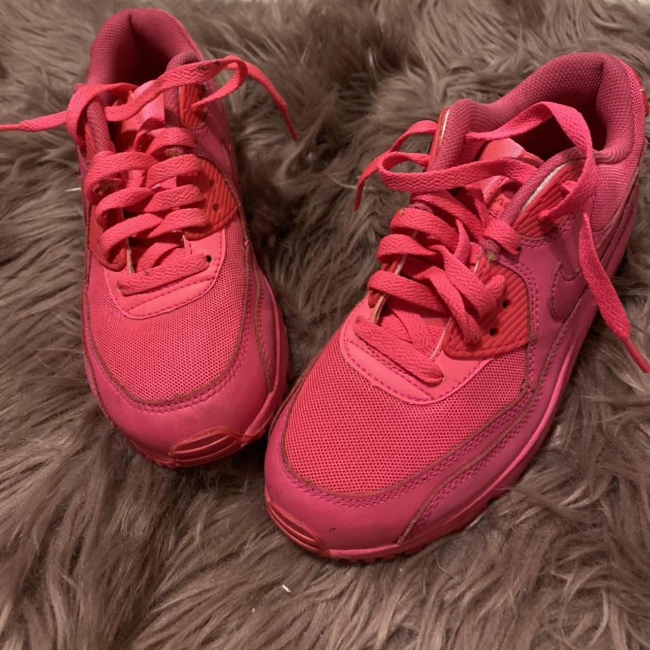 Hot pink Nike air max 90 #valentines * Condition:... - Depop