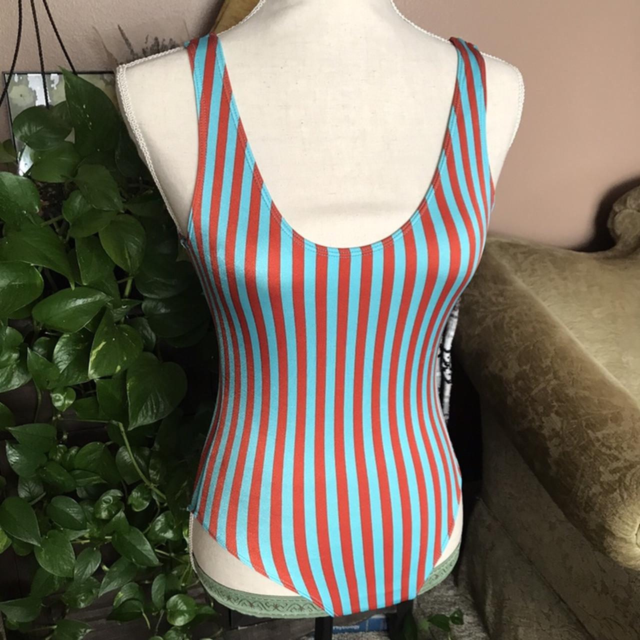 Deadstock American Apparel one piece low back high... Depop