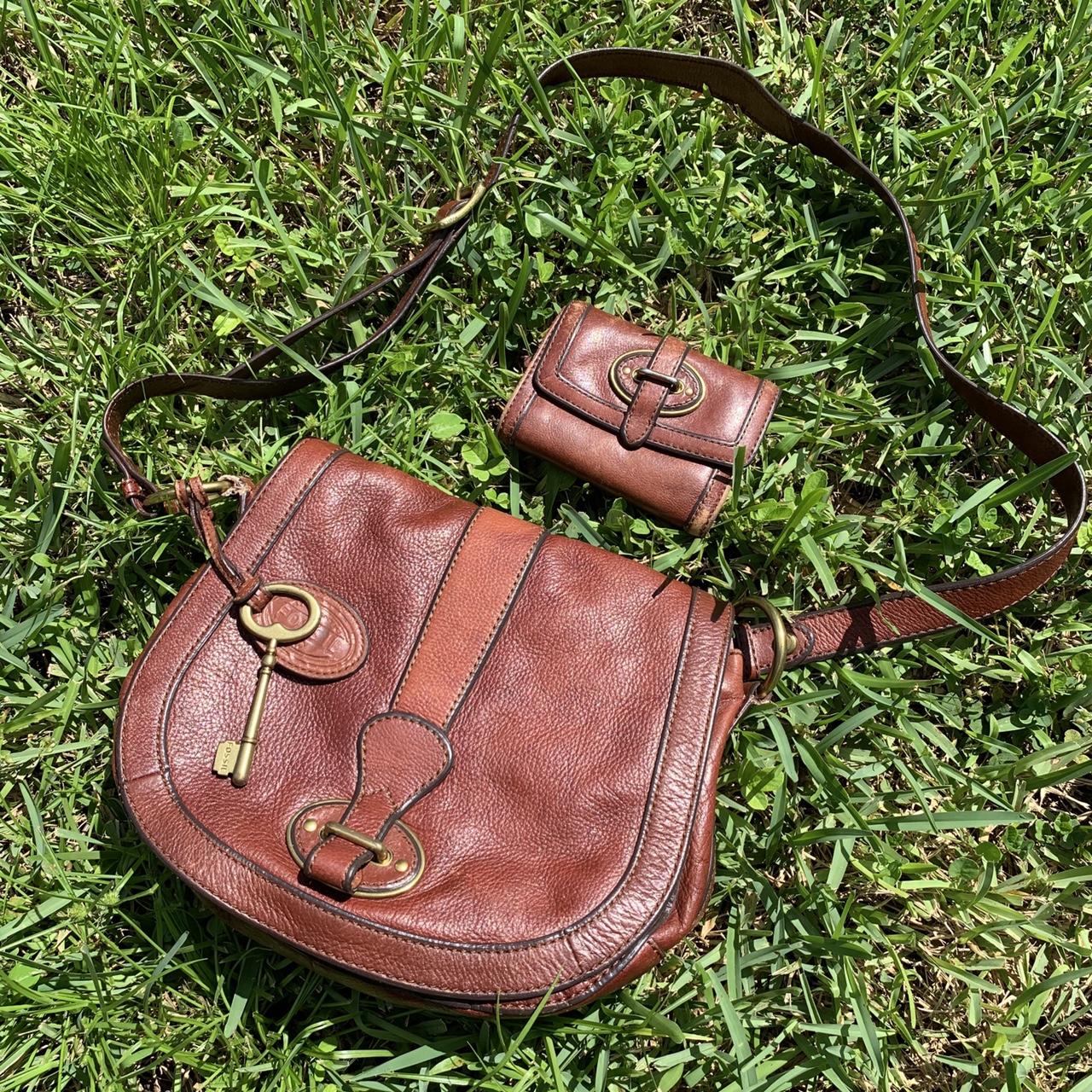 fossil vintage leather bag