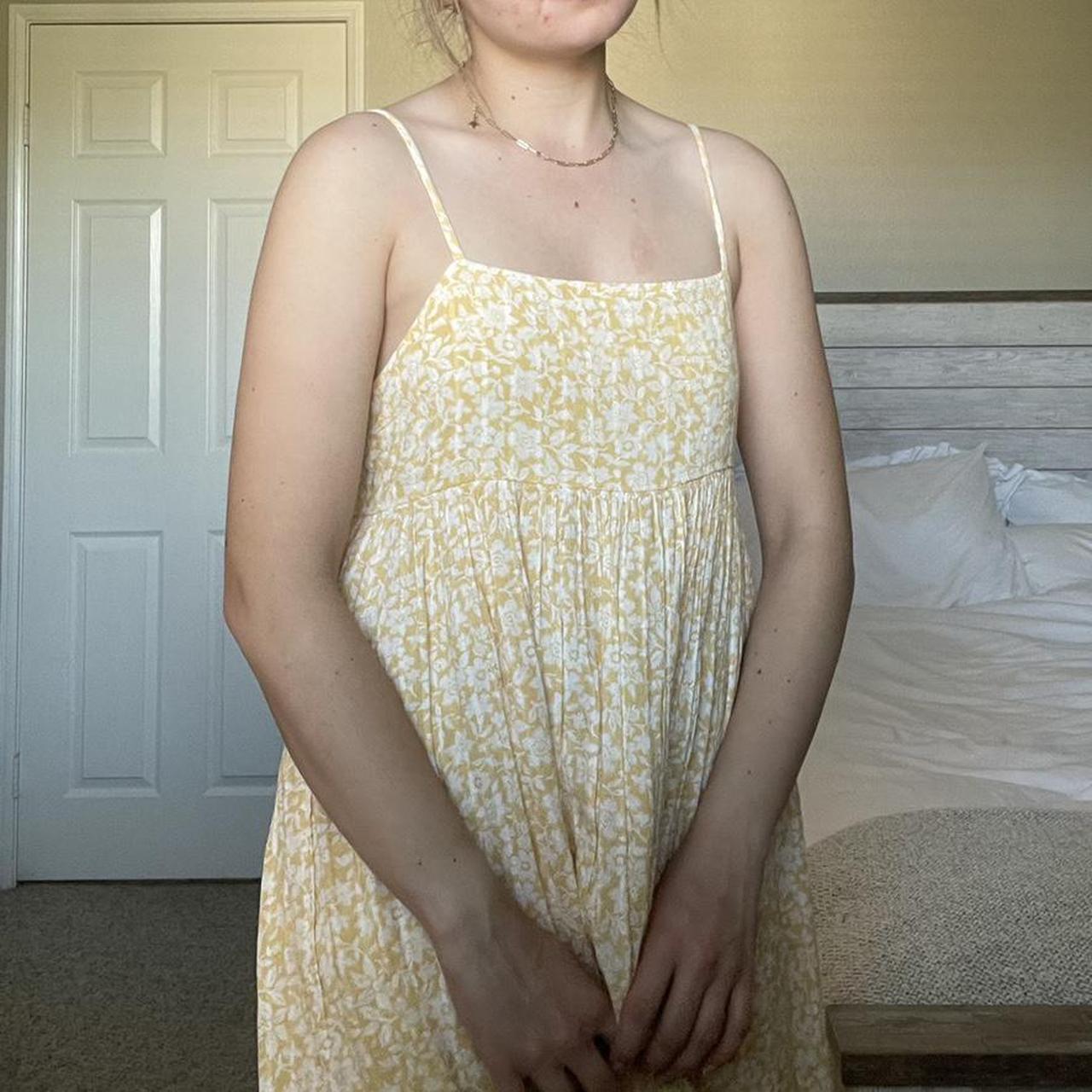 american eagle yellow dress