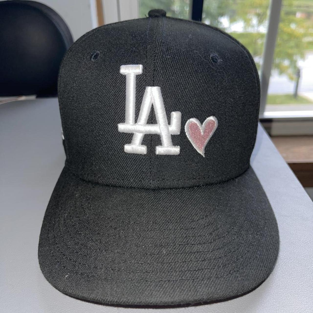 LA dodgers hat Pink Brim 7 1/8 | Depop