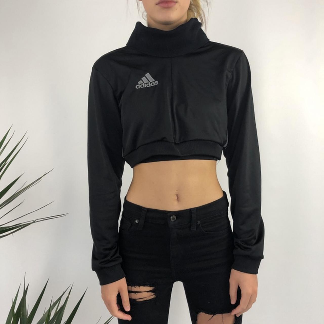 adidas crop top jumper