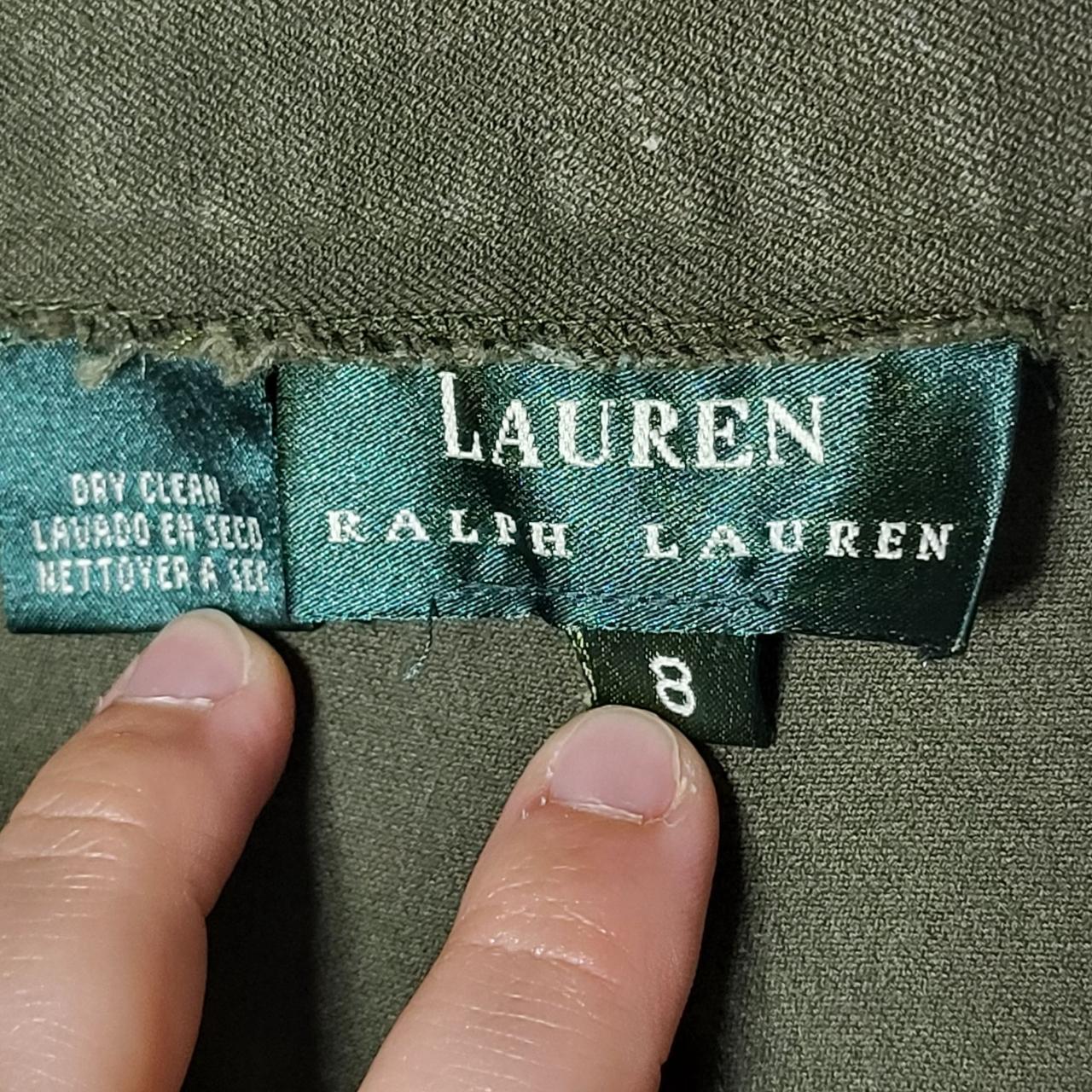 Vintage Lauren Ralph Lauren Army Green Military... - Depop