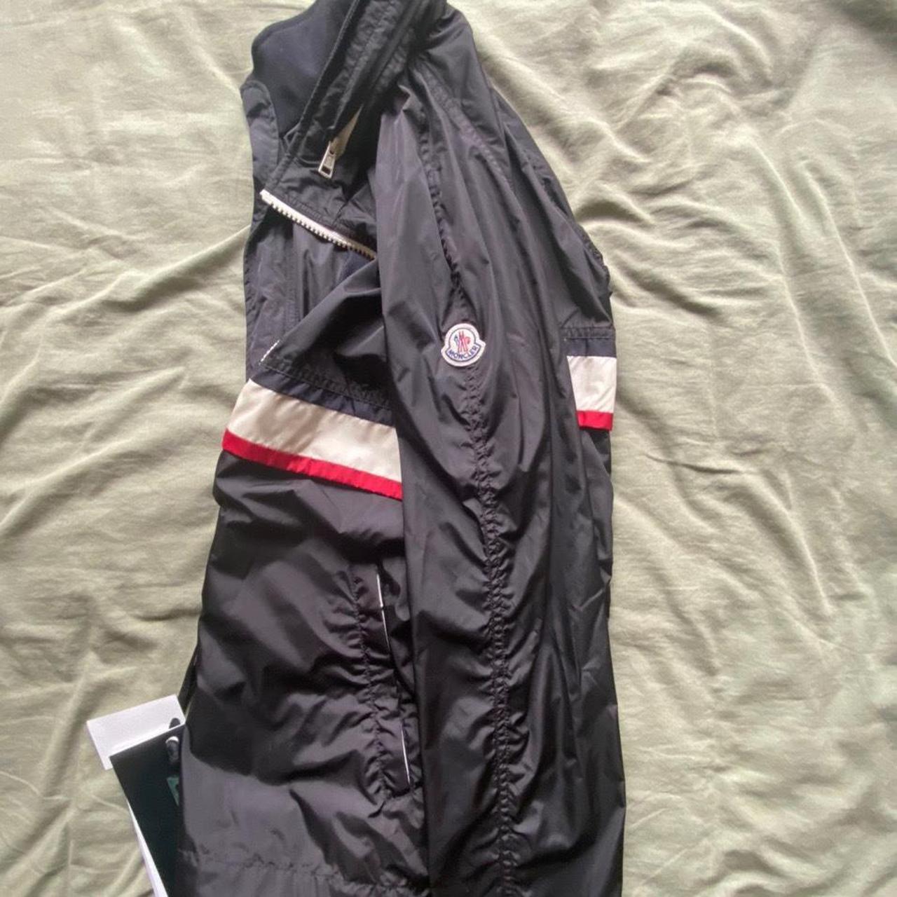 Moncler Windbreaker, dark blue, tags,