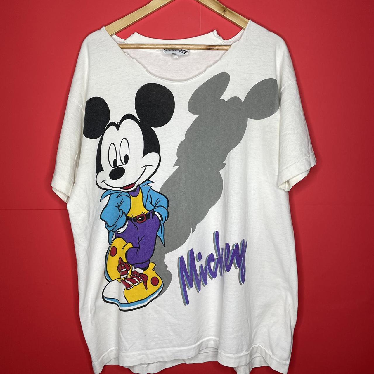 Vintage Disney Cool, Hip Mickey Mouse w/ Shadow 90s... - Depop