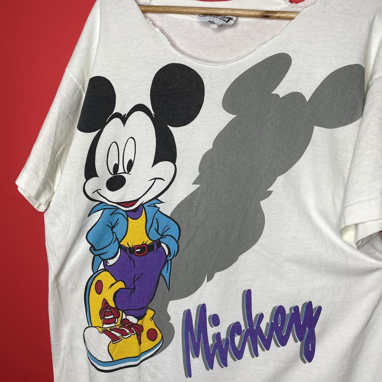 Vintage Disney Cool, Hip Mickey Mouse w/ Shadow 90s... - Depop