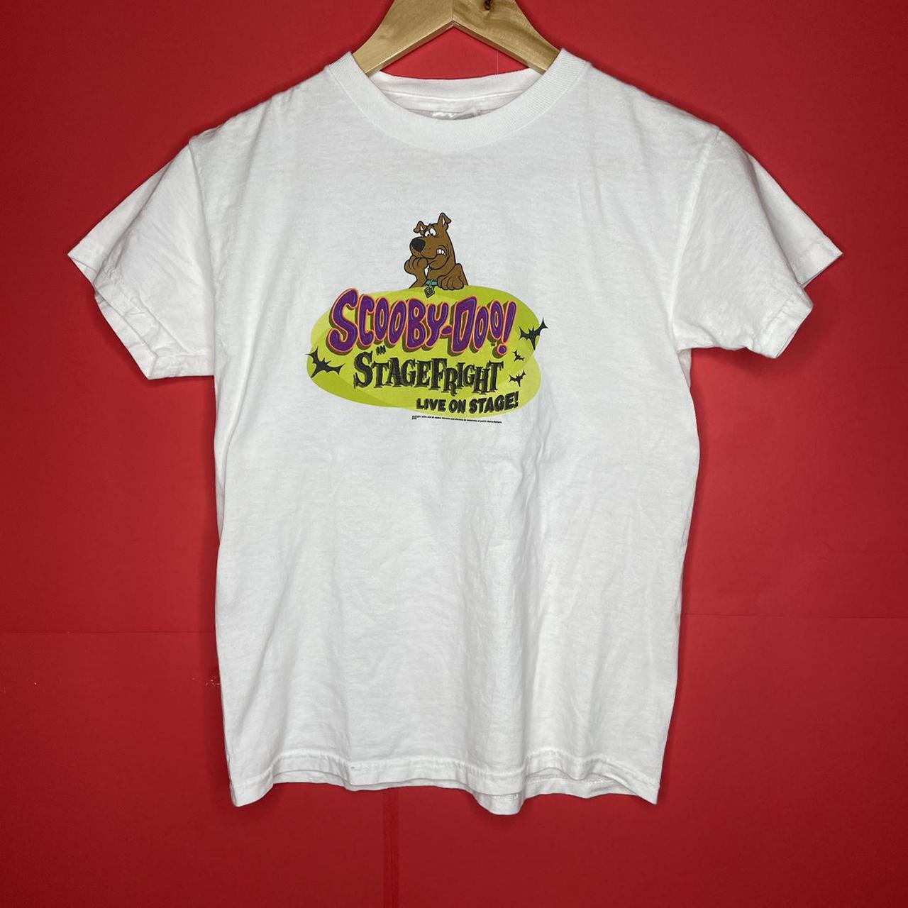 Vintage Scooby Doo T Shirt Fits Youth Small Red Y2K Cartoon TV