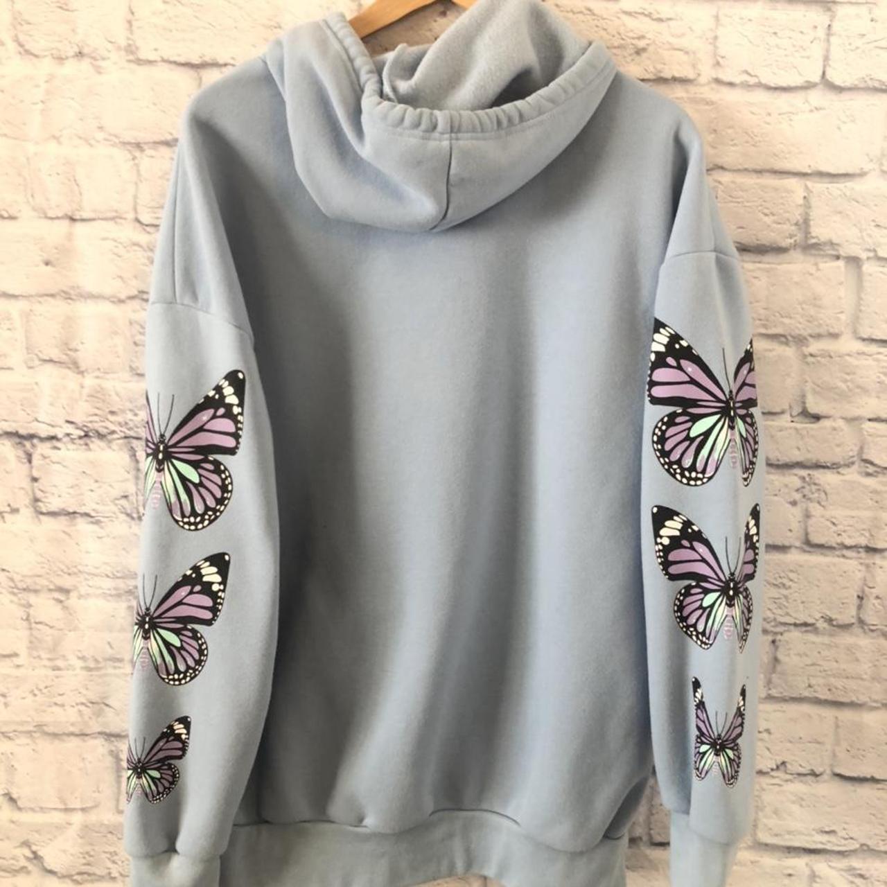 Tilii Essentials Hoodie Sweat Top In Light Blue