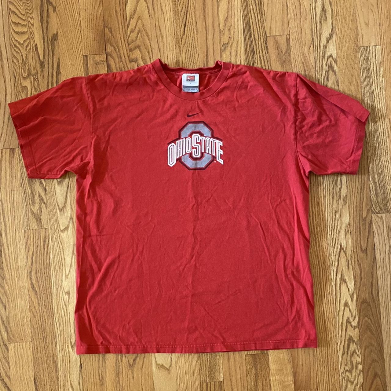 Ohio State Nike center logo t-shirt #osu #ohiostate... - Depop