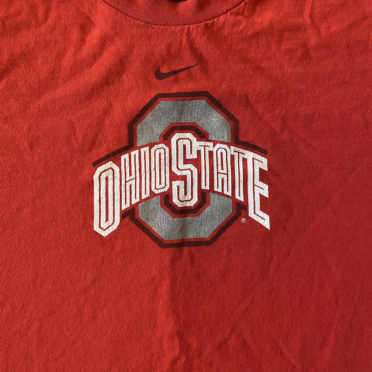 Ohio State Nike center logo t-shirt #osu #ohiostate... - Depop