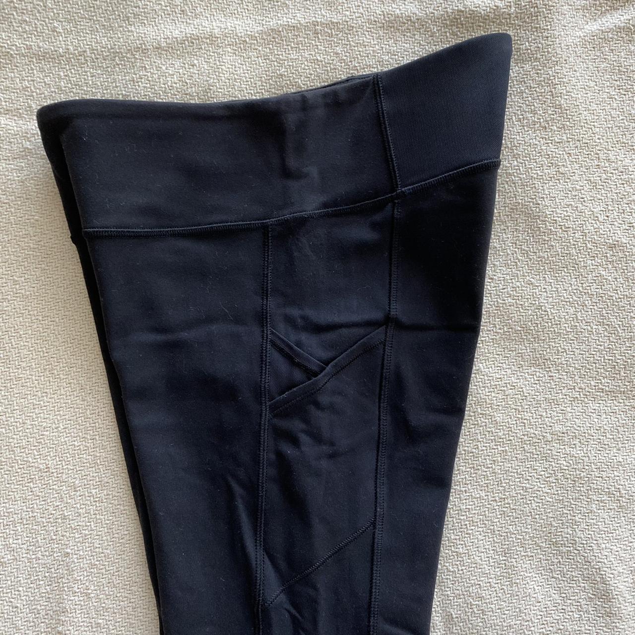 ivivva leggings black. size 10 flared at bottom of - Depop