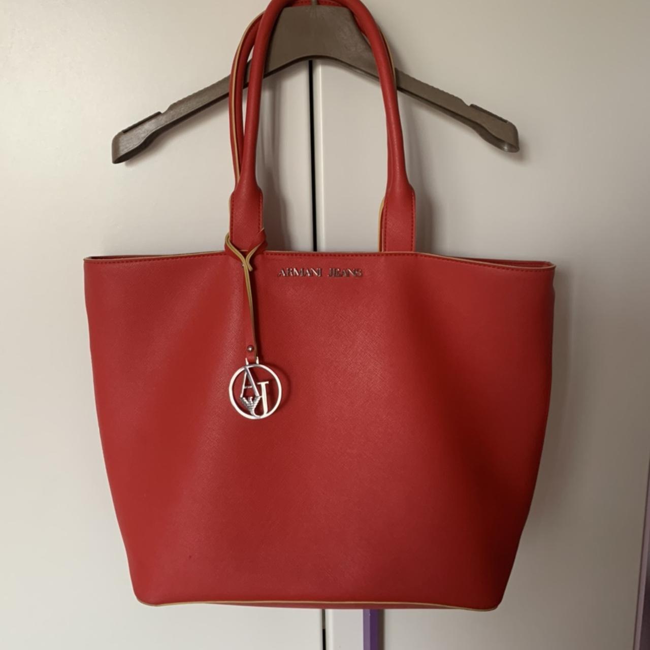 Armani borsa rossa hotsell