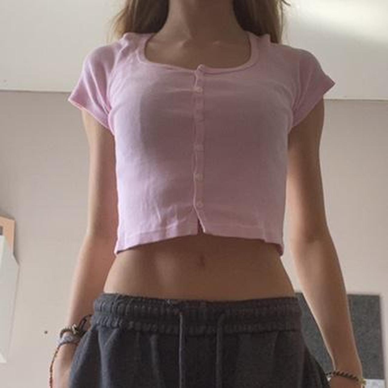 Brandy Melville dead stock baby pink zelly - Depop