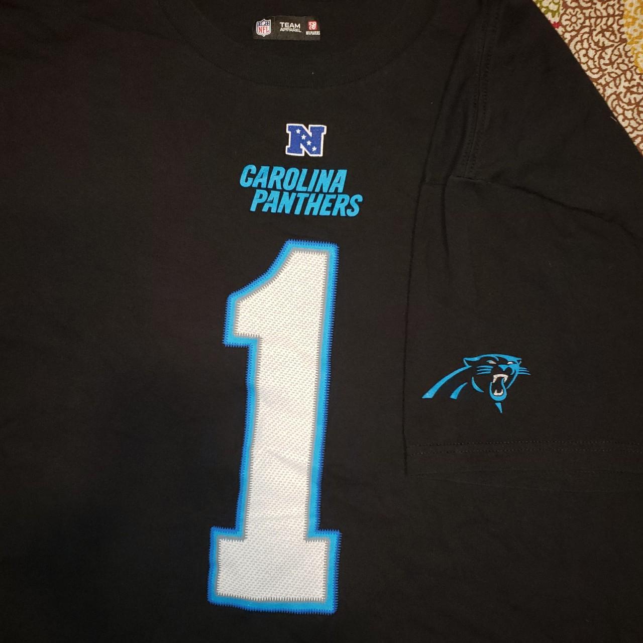 Cam Newton Jersey T-Shirt Carolina Panthers NFL - Depop