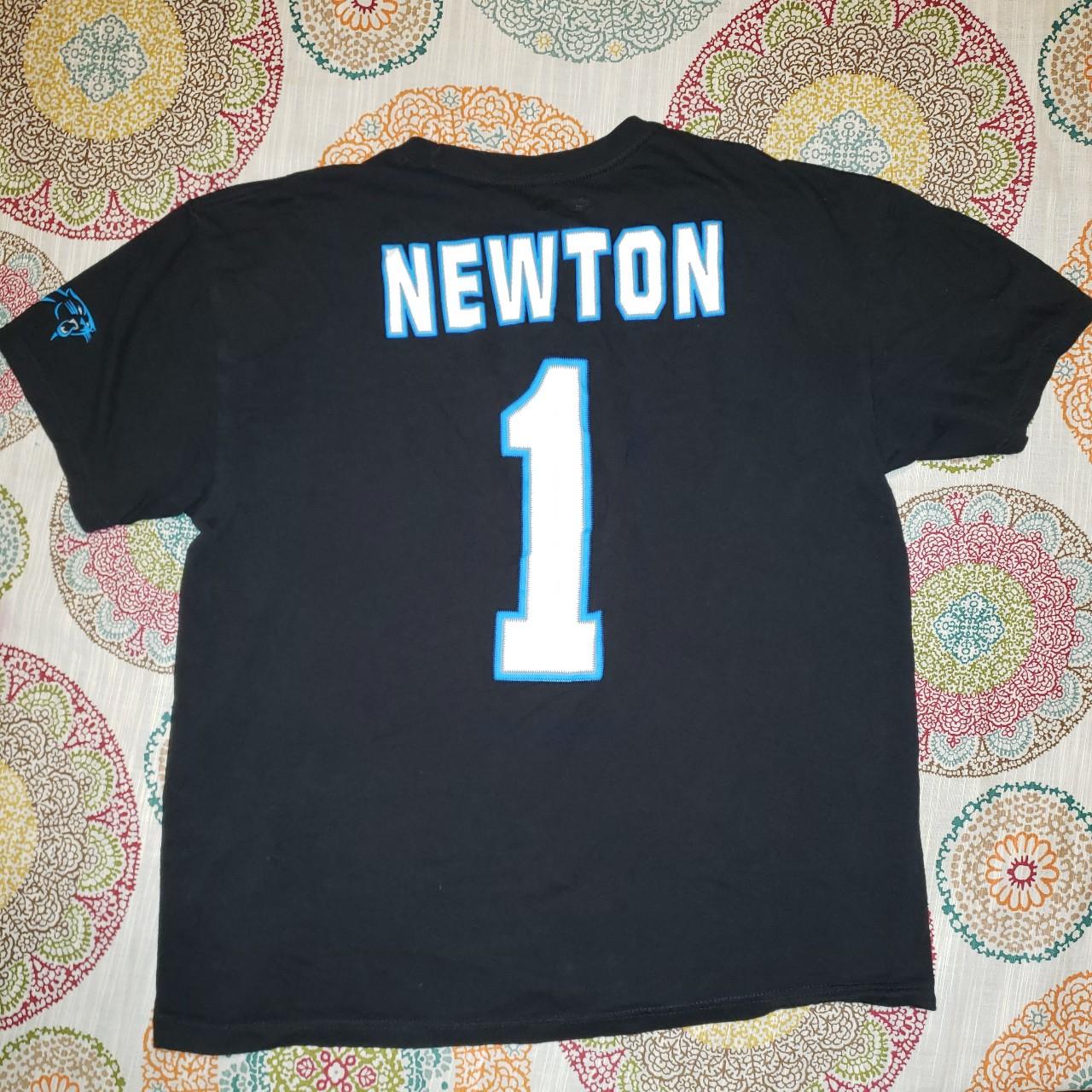 Cam Newton Jersey T-Shirt Carolina Panthers NFL - Depop