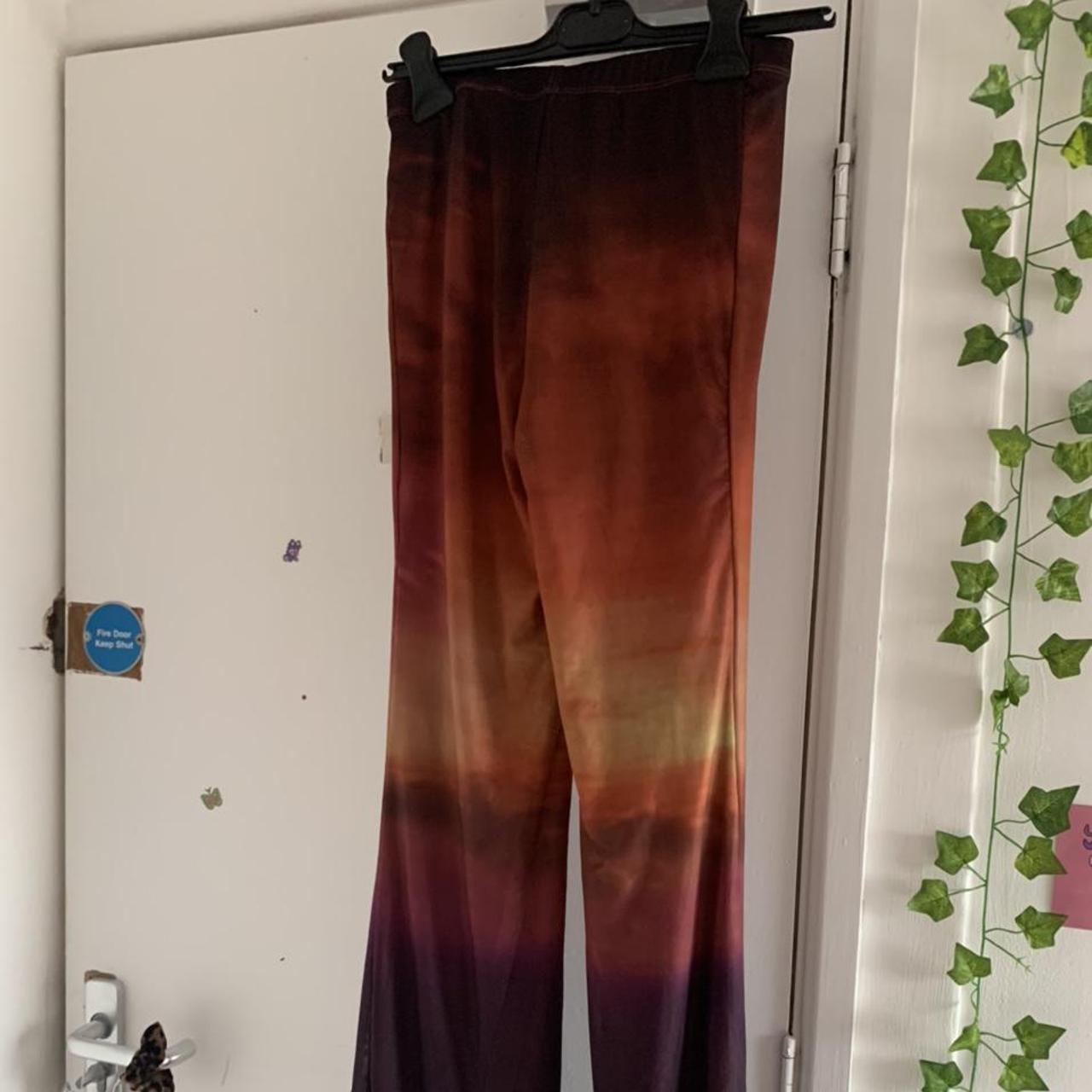 olivia neill x motel rocks sunset flares in size M,... - Depop