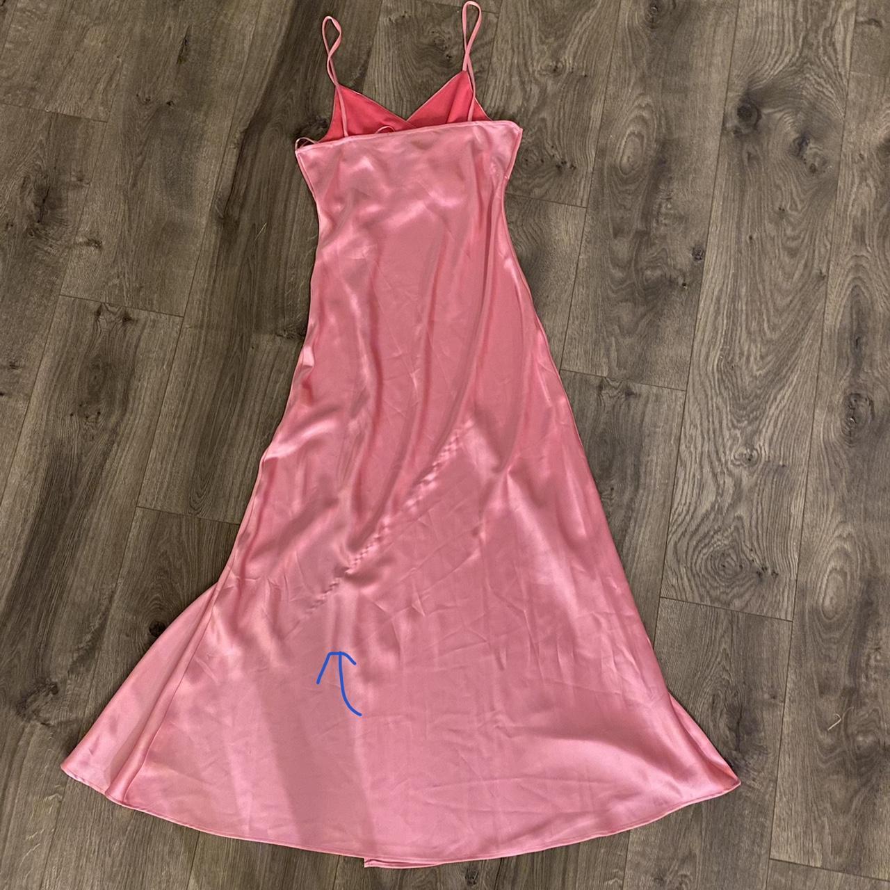 Zara Women's Pink Dress Depop