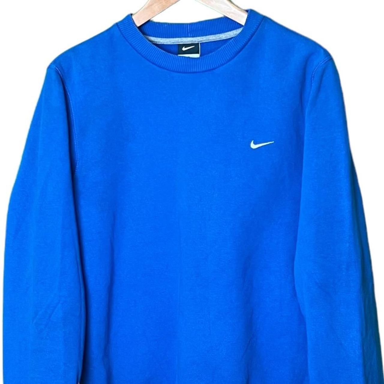 Blue Nike Sweatshirt Blue Nike Pullover Jumper This... - Depop