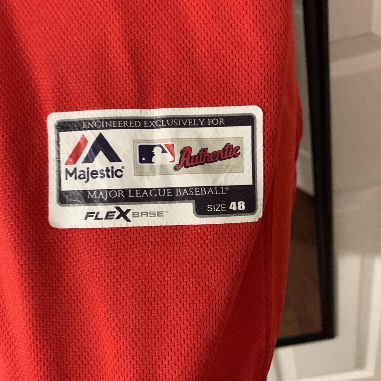 ANGELS BASEBALL JERSEY MIKE TROUT JERSEY YOUTH XL, - Depop