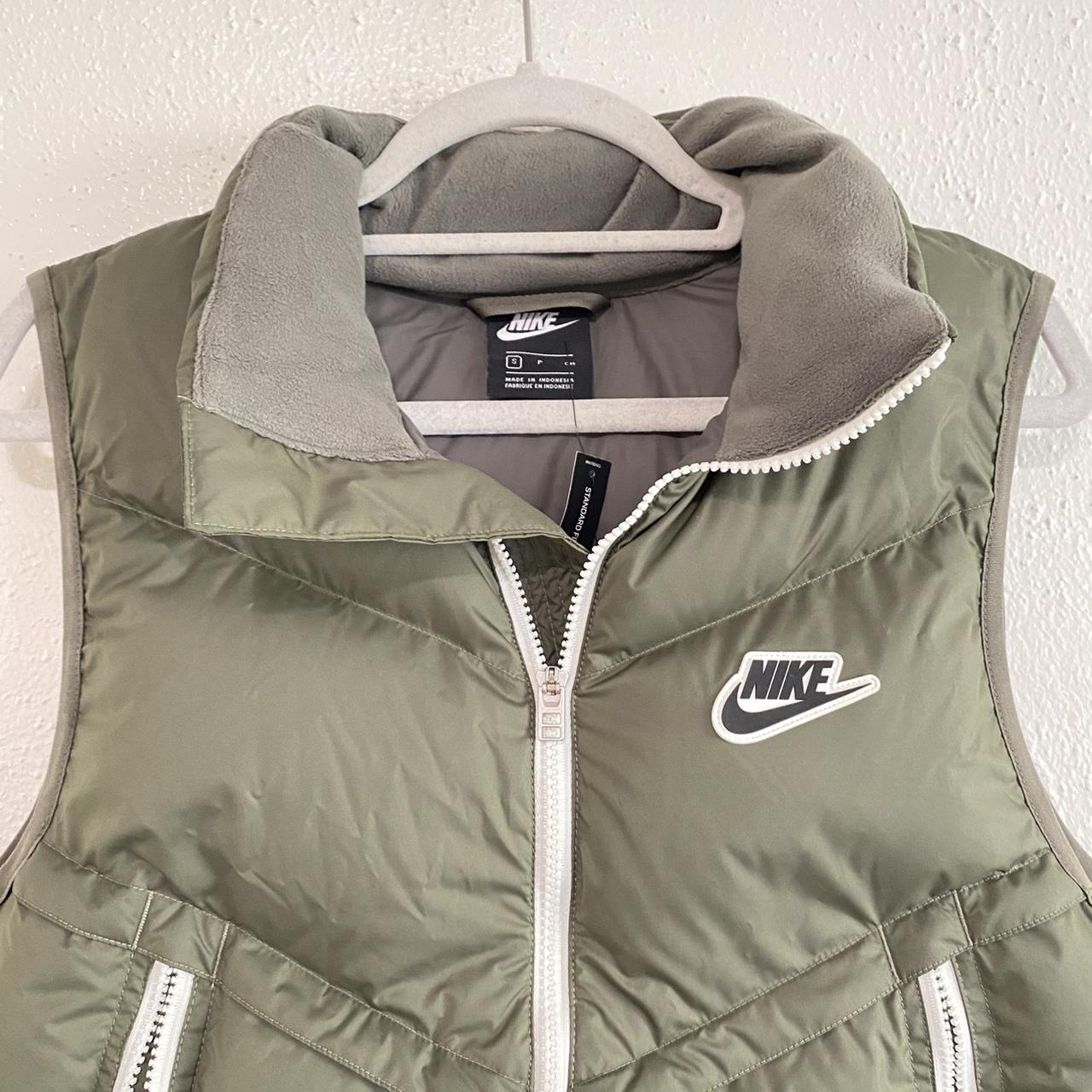 Nike green online gilet