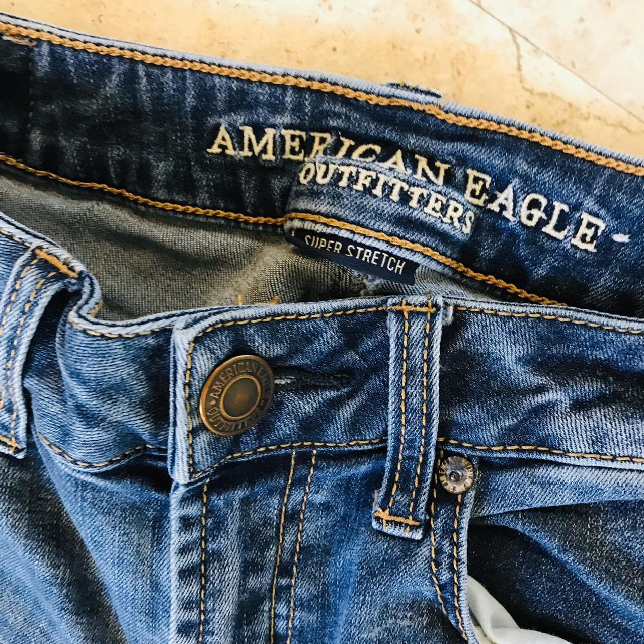 AMERICAN EAGLE FLARE JEANS. Woman’s size 4. Medium... - Depop