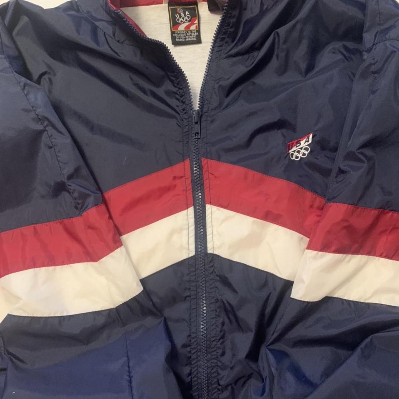 JCPenney Men's Navy and Red Jacket | Depop