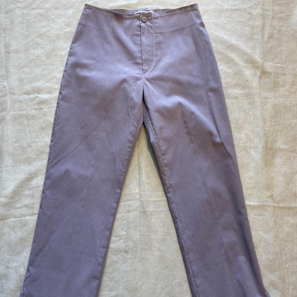 Tark 1 cropped lilac pants. In excellent condition. - Depop