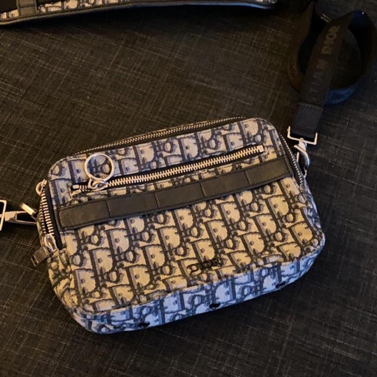 Dior Messenger Bag Only has one minor rip as shown... - Depop