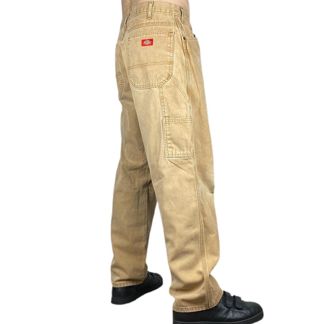 tan duck carpenter pants