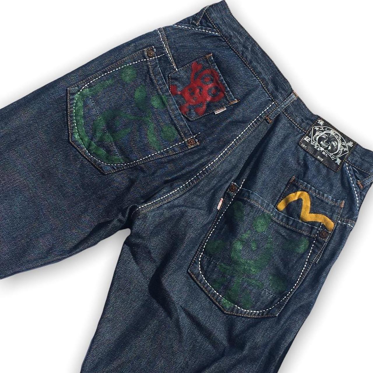 Evisu Multipocket Jeans ⚜️ Evisu Indigo Dye... - Depop