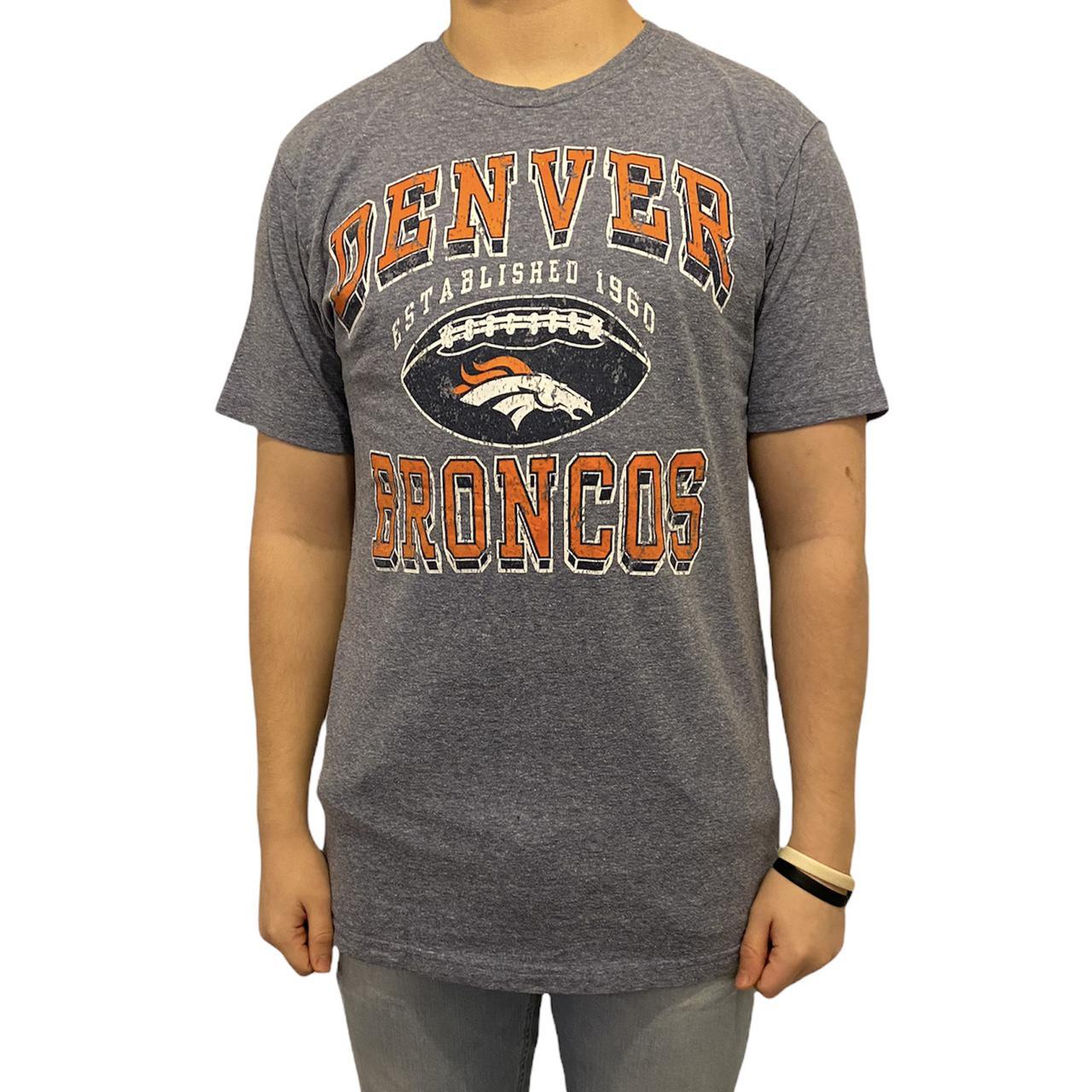 Essential Grey Denver Broncos Football Nike Hoodie - Depop