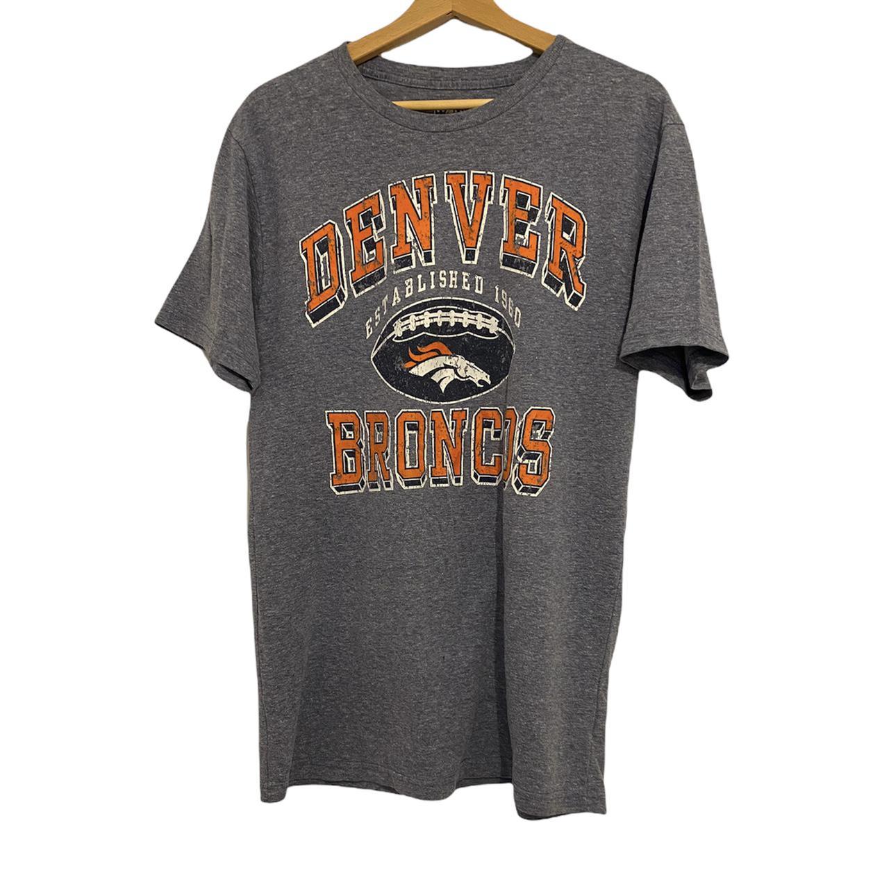 Essential Grey Denver Broncos Football Nike Hoodie - Depop