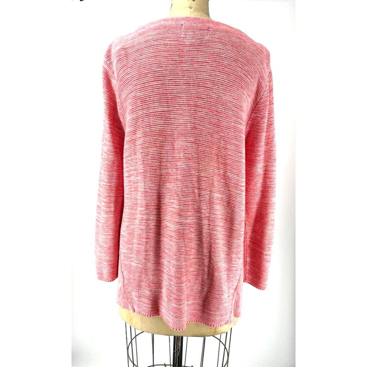 Habitat Clothes to Live In Pink Marl Knit Cardigan... - Depop