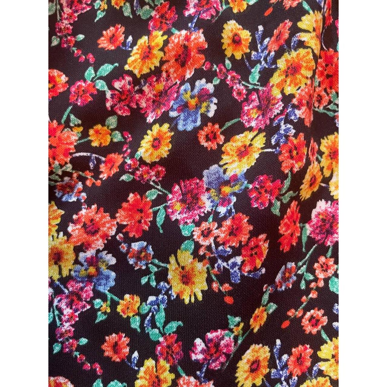 Ambiance Apparel Multi Color Floral Print Elastic Waist Shorts