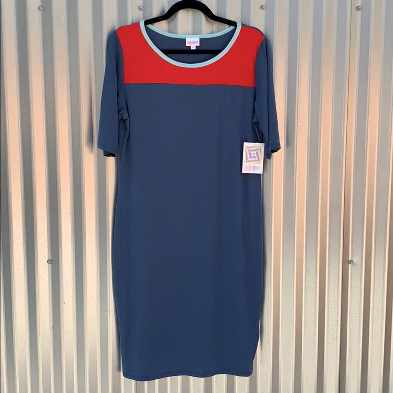LuLaRoe Electric Blue Stretch Dress Julia Size XS New with Tags