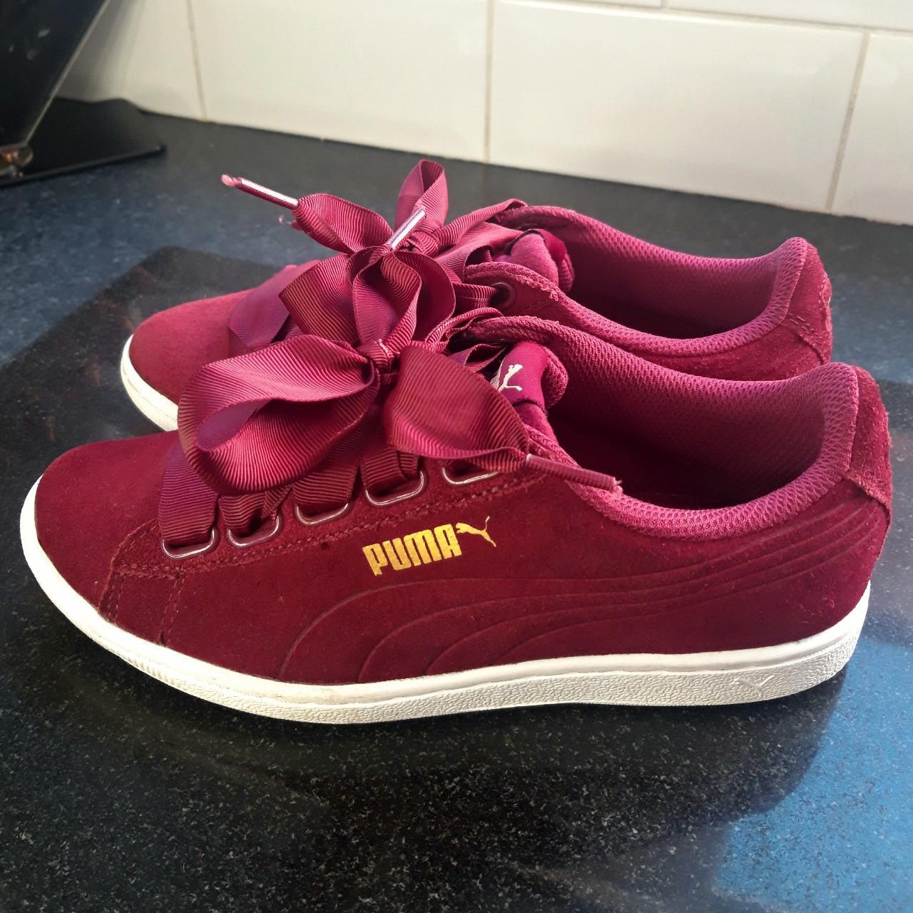 puma suede ribbon