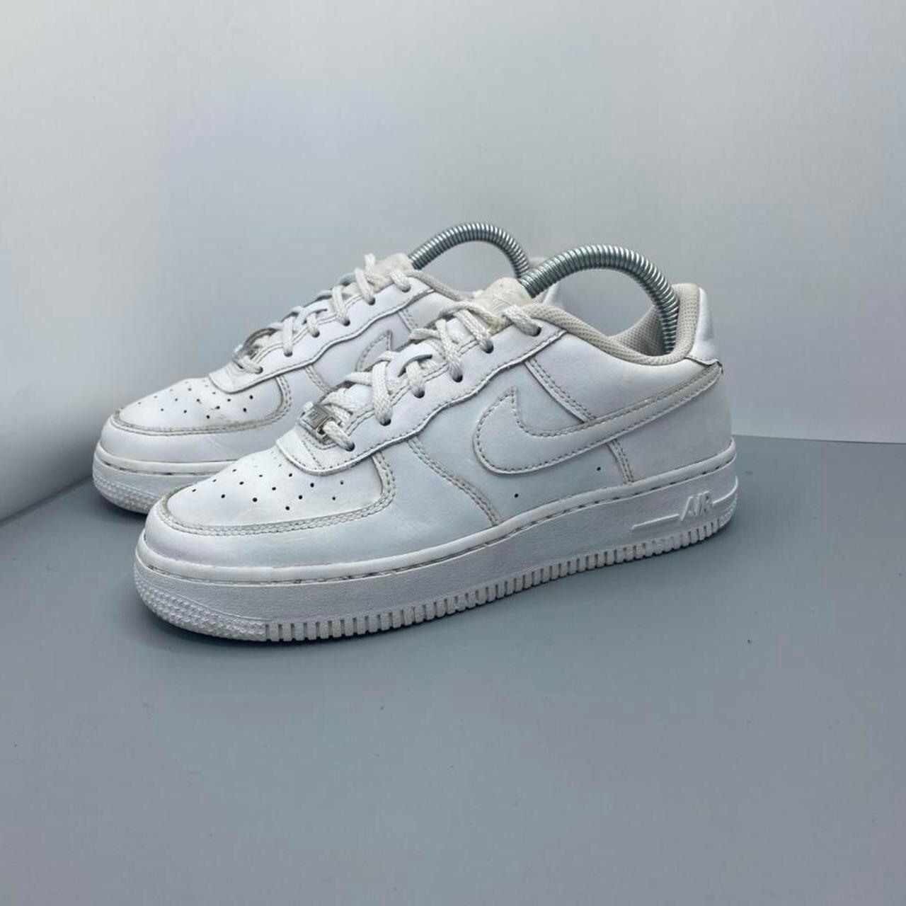 Nike Air Force 1 07’ White/White Size: U.K. 4... - Depop