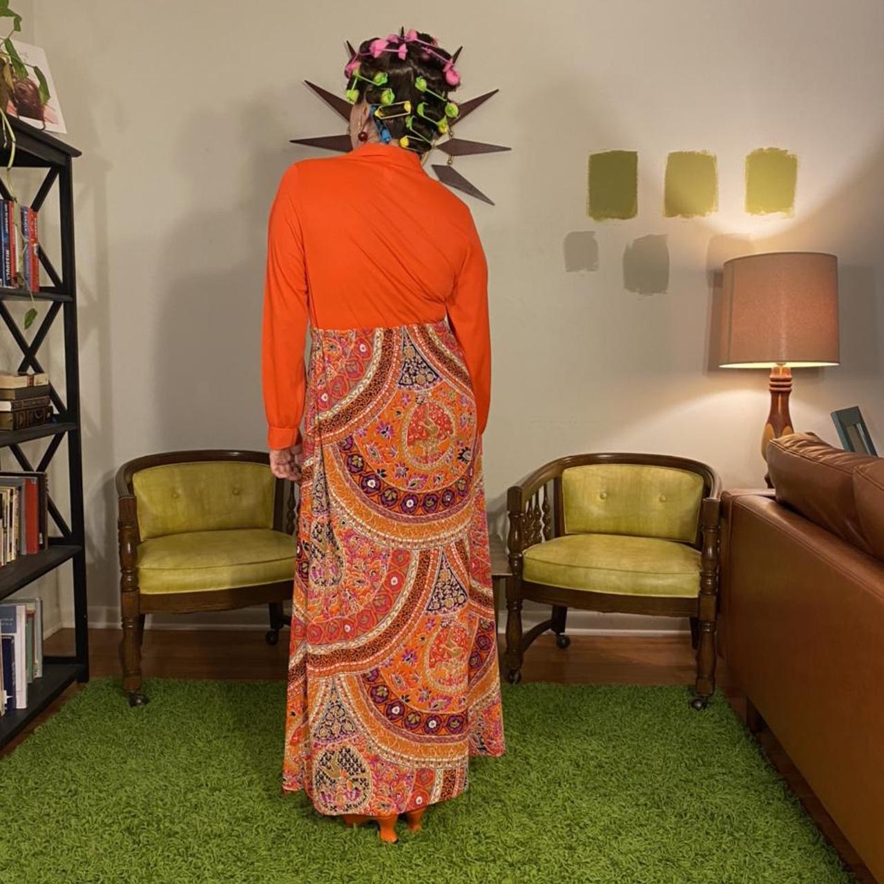 Amazing Funky Vintage 70s Nightgown/ Robe/... - Depop