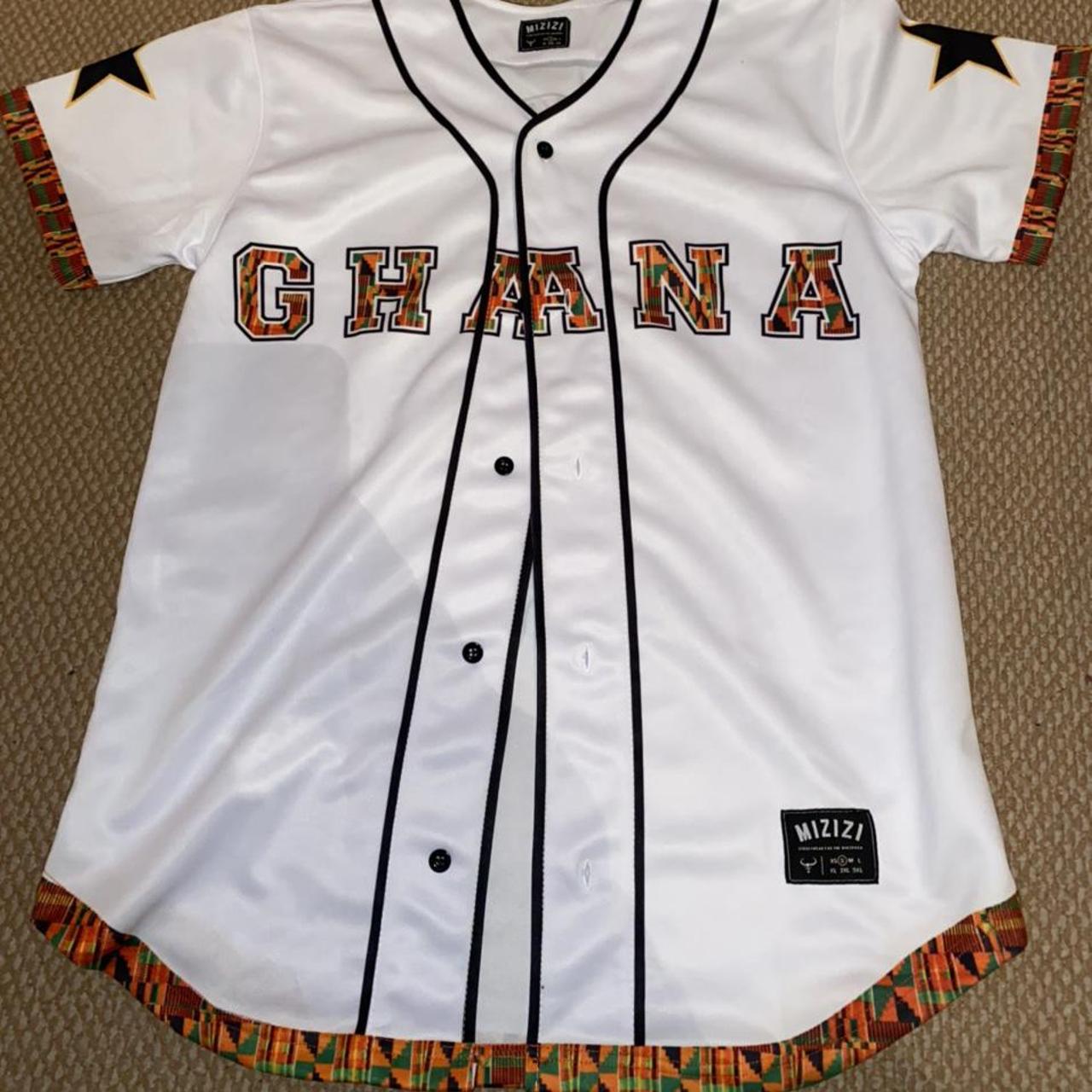 MIZIZI  Ghana Baseball Jersey