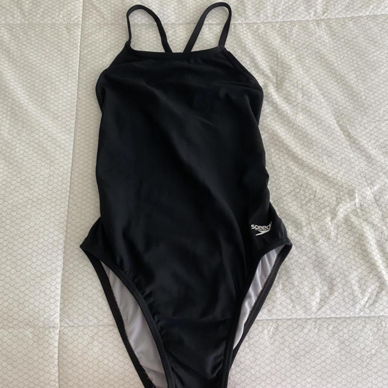 Speedo One Piece Swimsuit Ties in the back, barely... - Depop