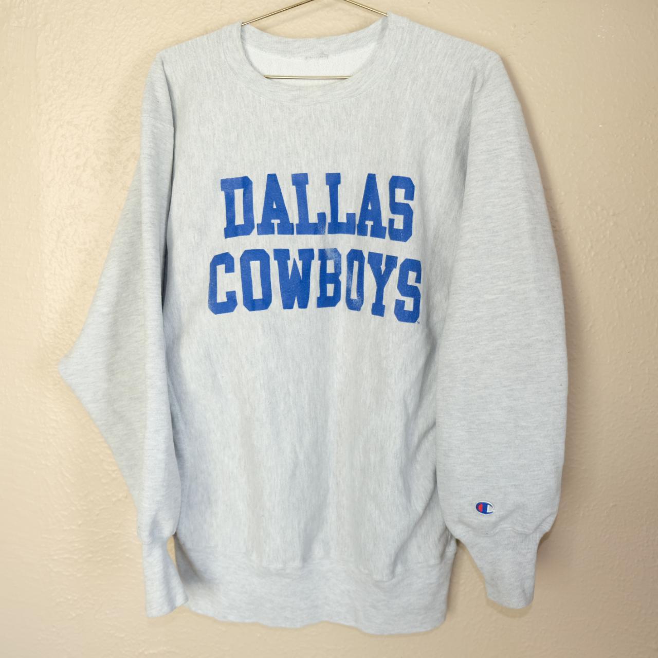 Vintage Champion Reverse Weave NFL Dallas Cowboys... - Depop