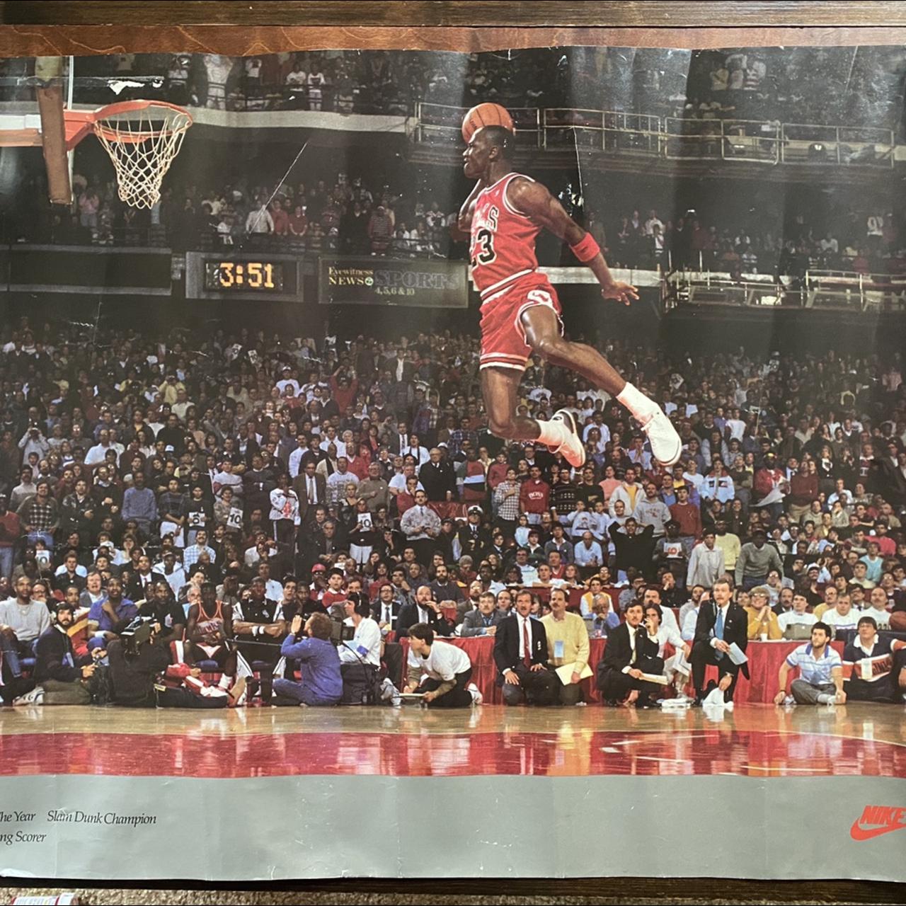 Nike Michael Jordan 1988 NBA MVP authentic Poster....