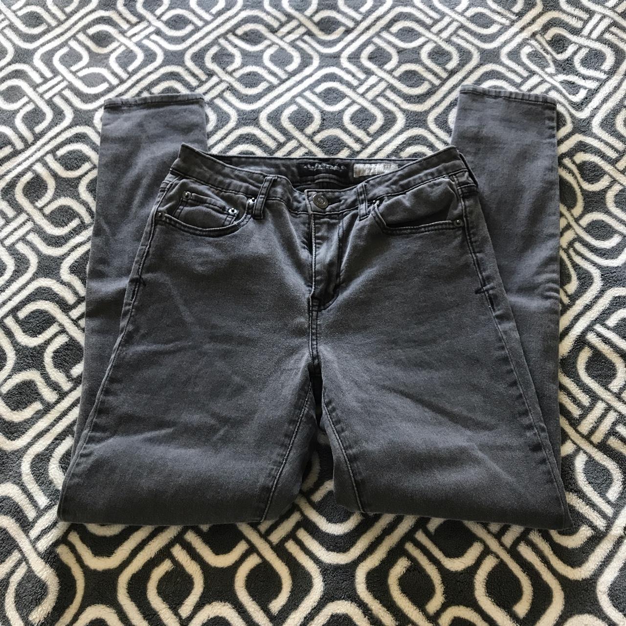 charcoal high waisted jeggings <3 • size 6 reg but - Depop
