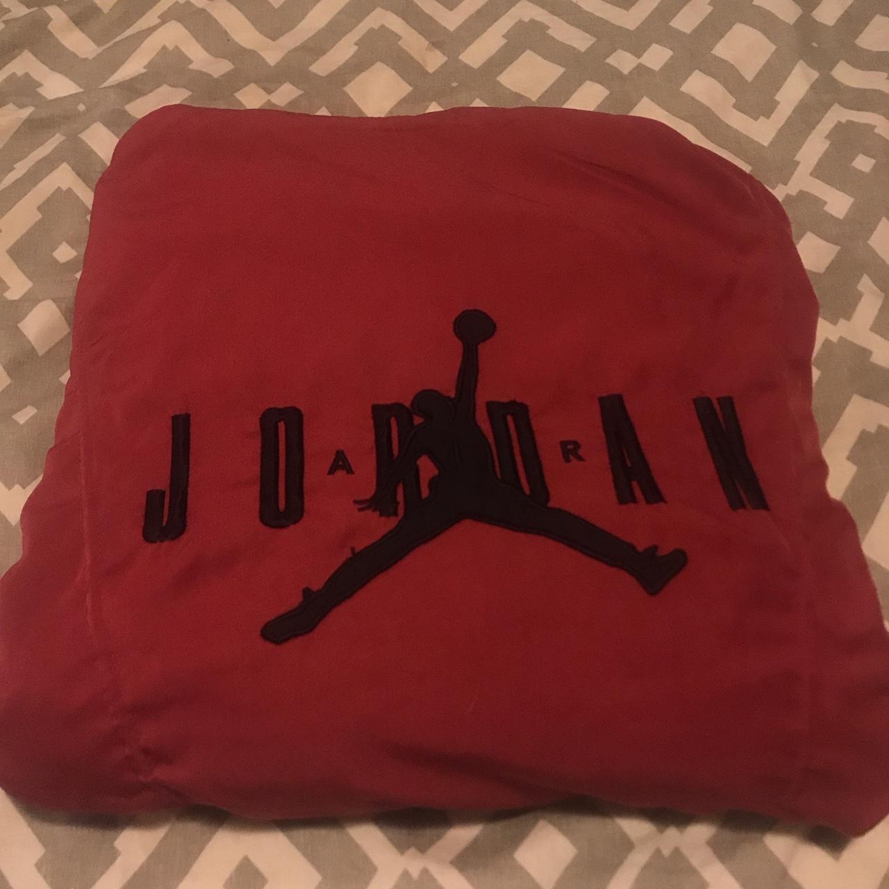 Nike Men's Black and Red Jacket Depop