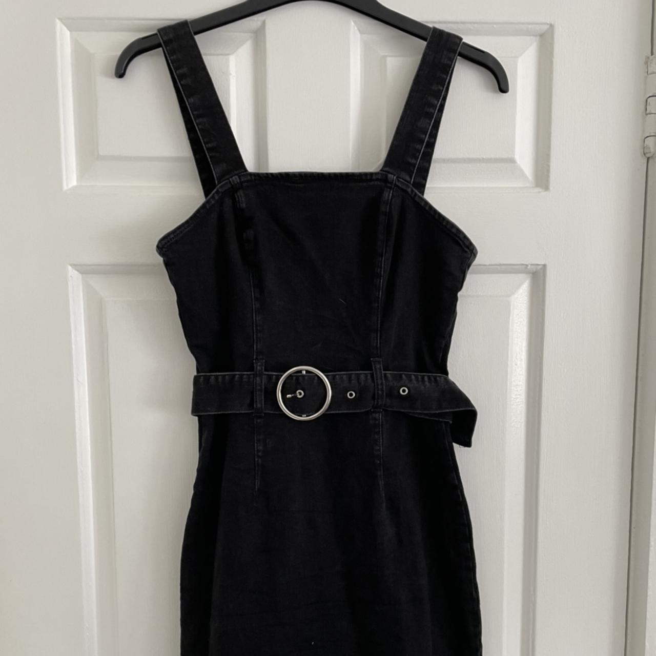 Primark black hot sale denim dress