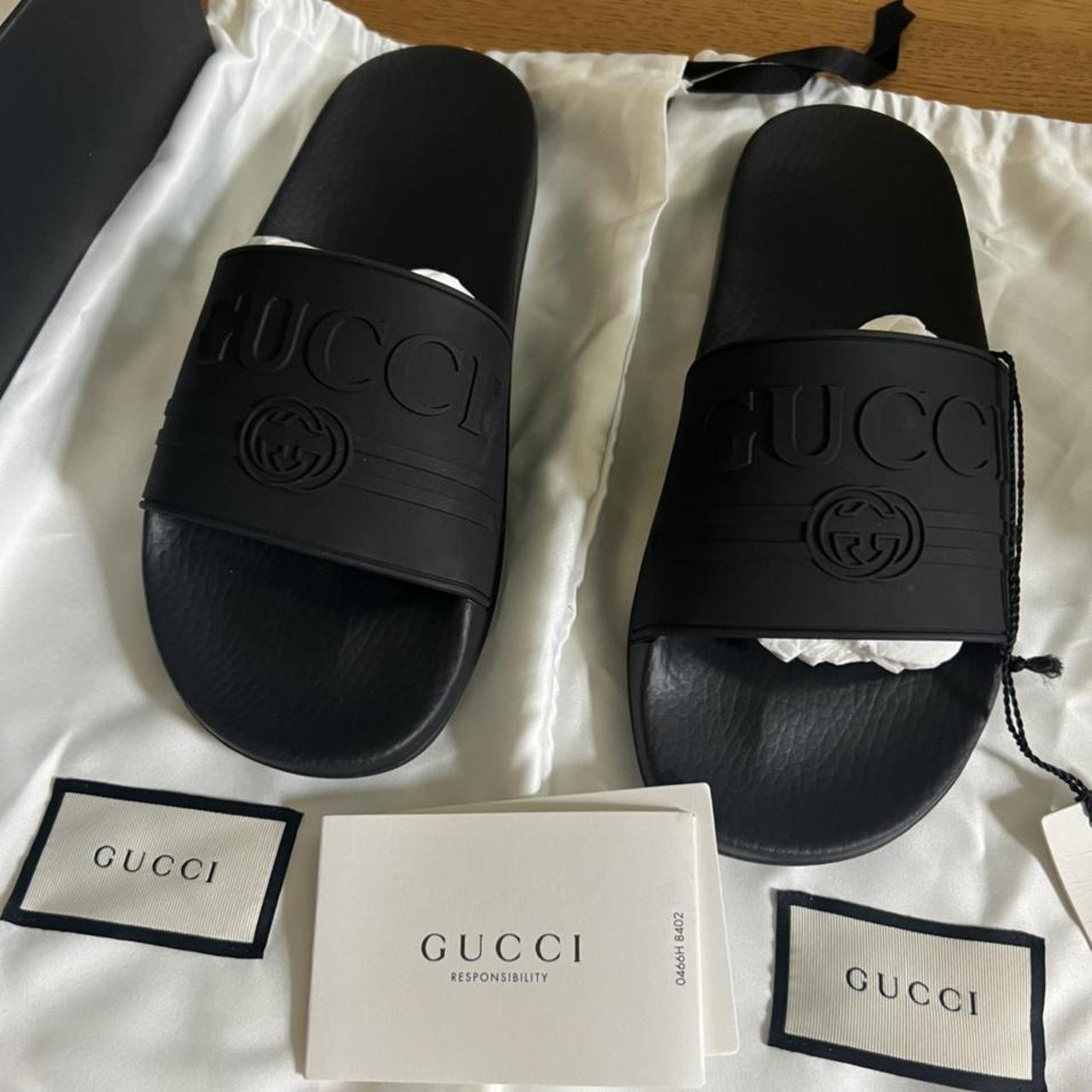 Selling these REAL Gucci sliders brand new and never... - Depop